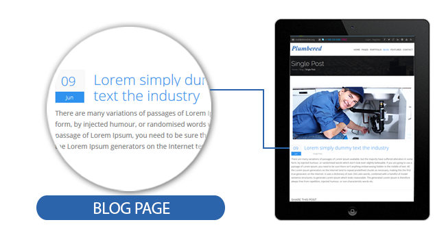 Blog Page For Plumbered Template