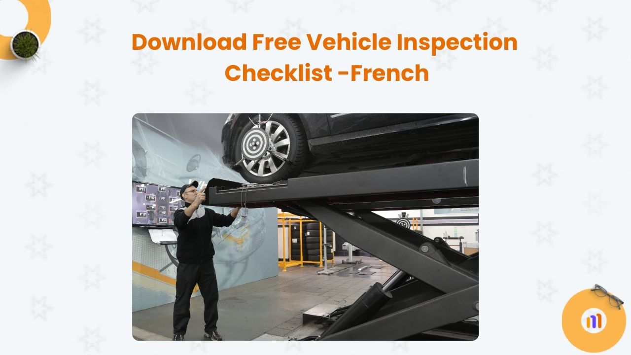 Download Free Vehicle Inspection Checklist- French