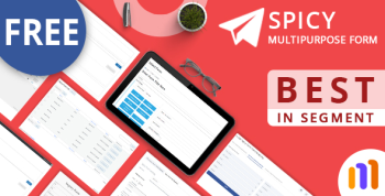 Free Material Design Spicy Form