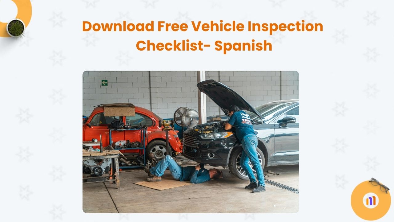 Download Free Vehicle Inspection Checklist- Spanish